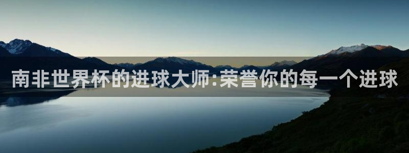 足球世界杯赛程：南非世界杯的进球大师:荣誉你的每一个进球